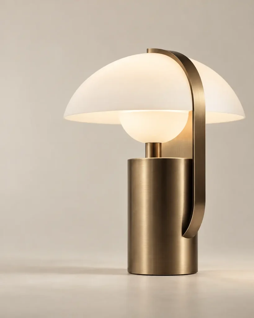 AURA 01 — Brass Table Lamp